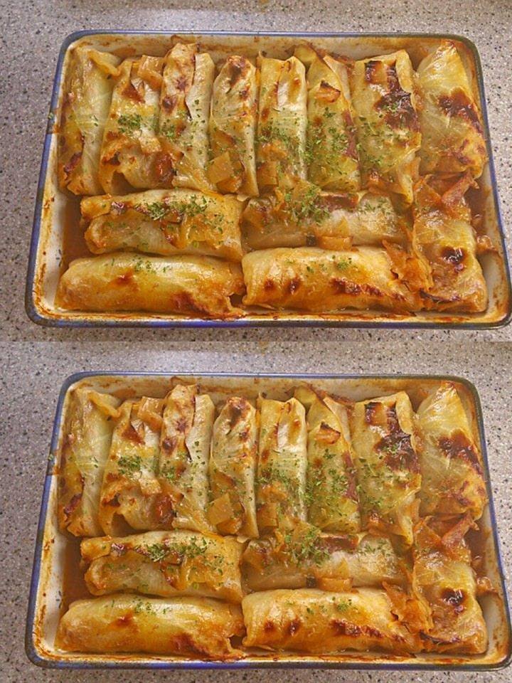 Stuffed Cabbage Casserole (Oven-Baked)