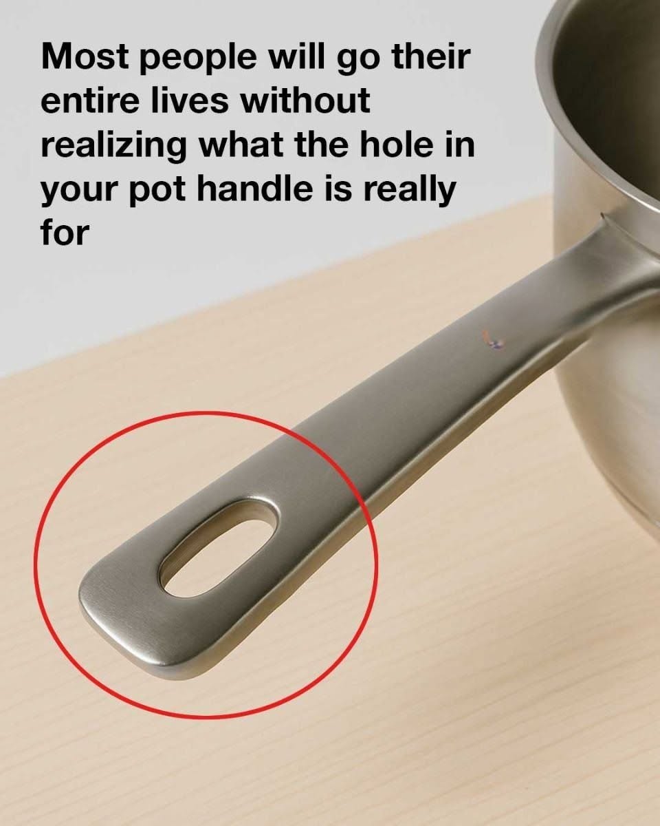 The Hidden Purpose of the Hole in Your Pot Handle: More Than Meets the Eye