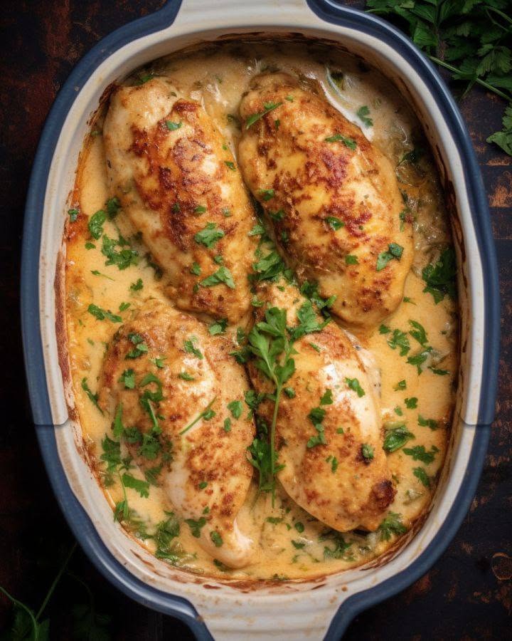 Baked Caesar Chicken