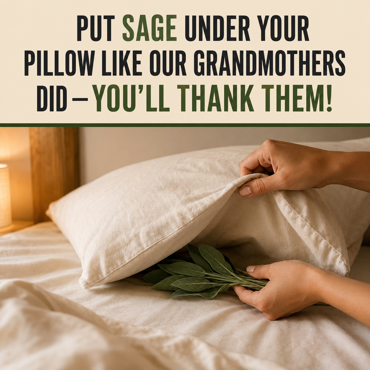 Sage Under the Pillow and 3 Other Ancient Rituals That Shouldn’t Be Forgotten