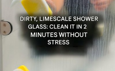 How to Clean and Polish a Glass Shower Enclosure: Use Fabric Softener to Keep It Shining