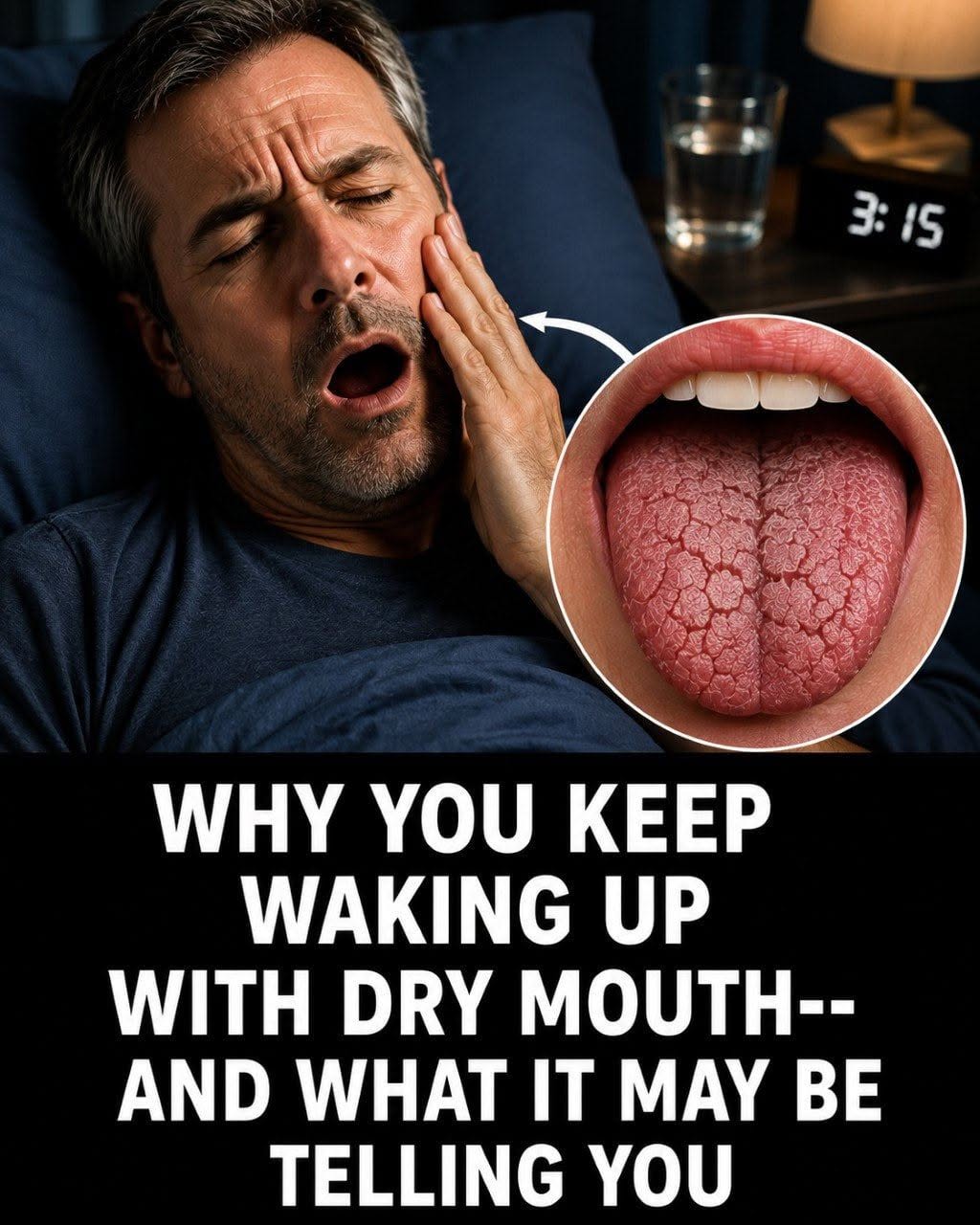 Waking up with dry mouth? Here’s what your body might be telling you