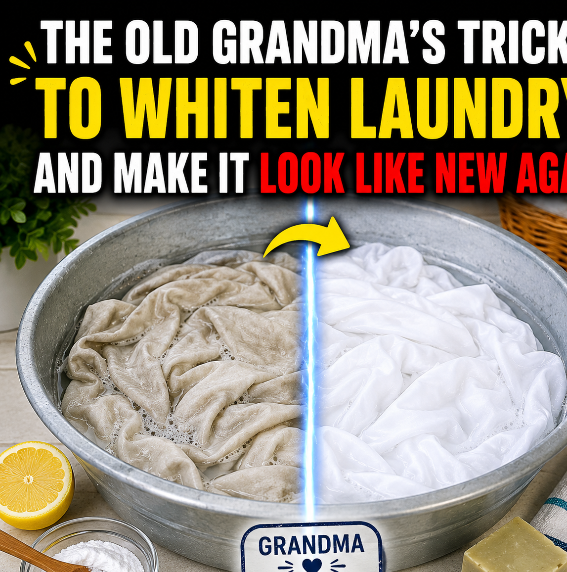 Whiten Yellowed Laundry Without Bleach: Natural and Effective Solutions