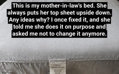 Why Some People Put Top Sheets On Upside Down