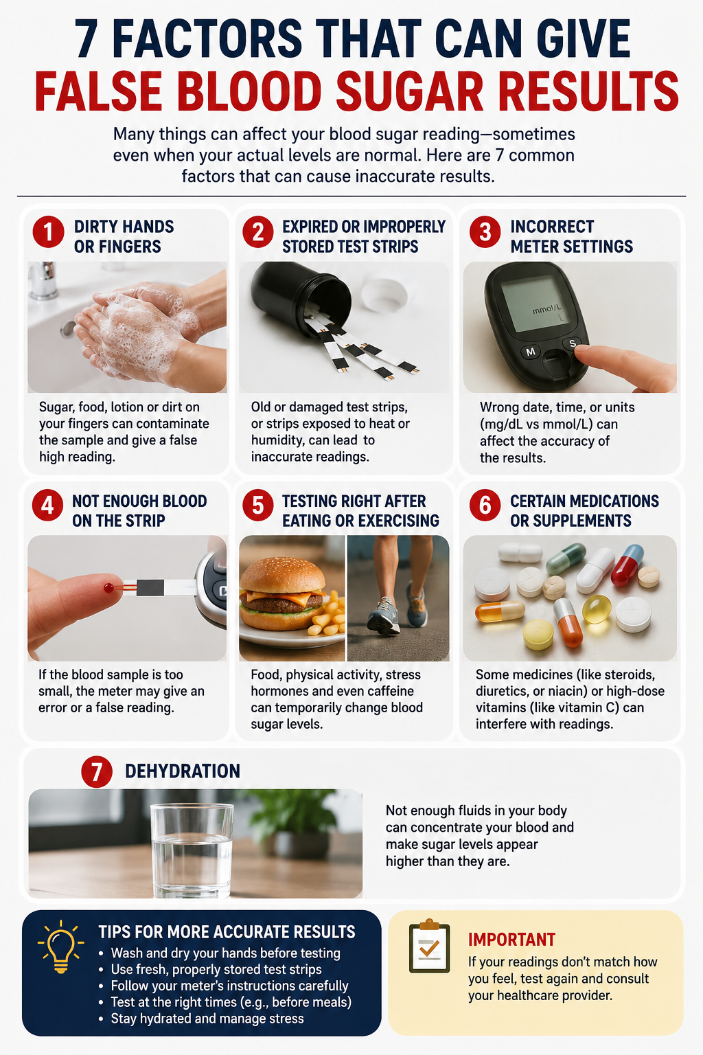 7 factors that can give false blood sugar results