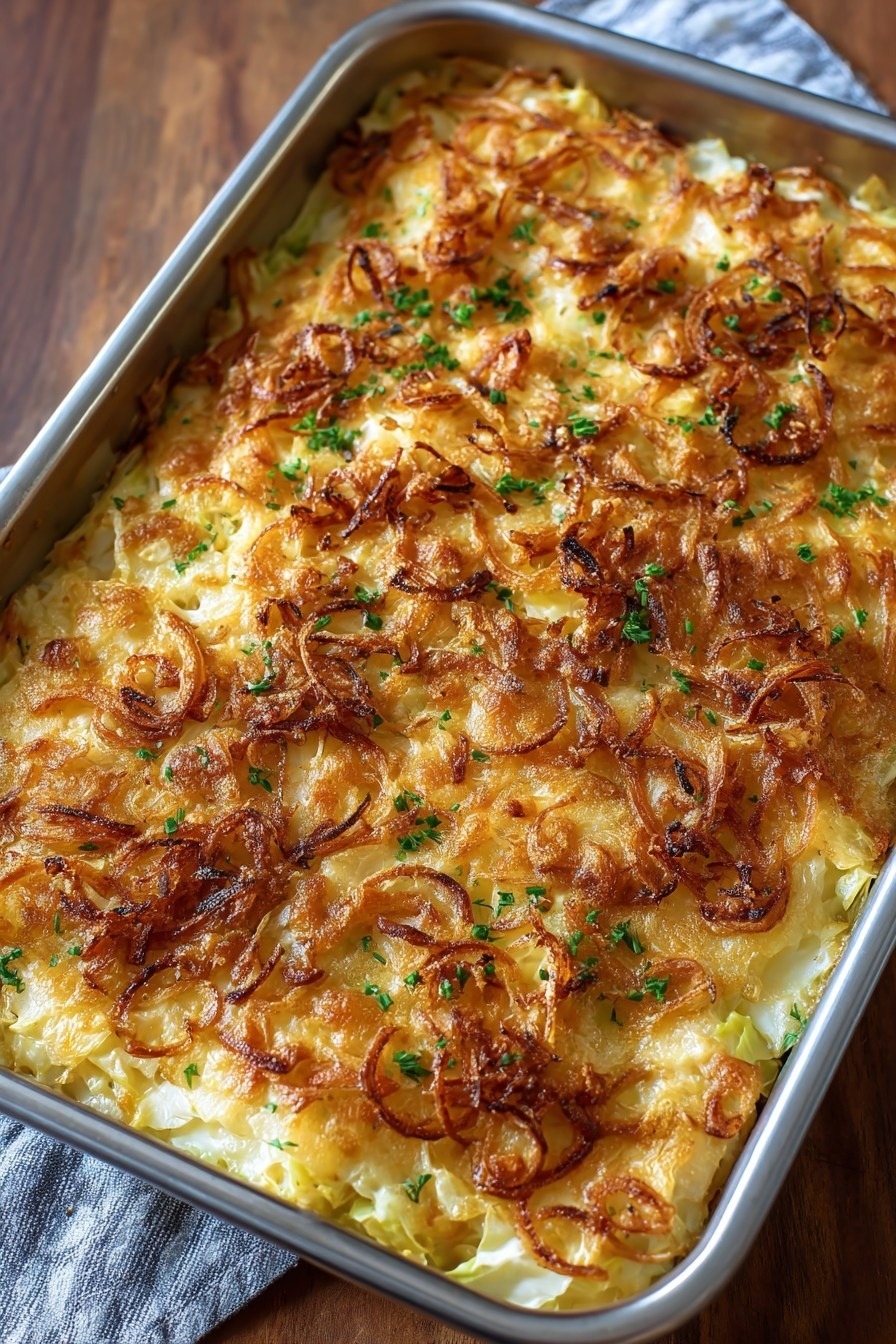 Polish Potato & Cabbage Casserole