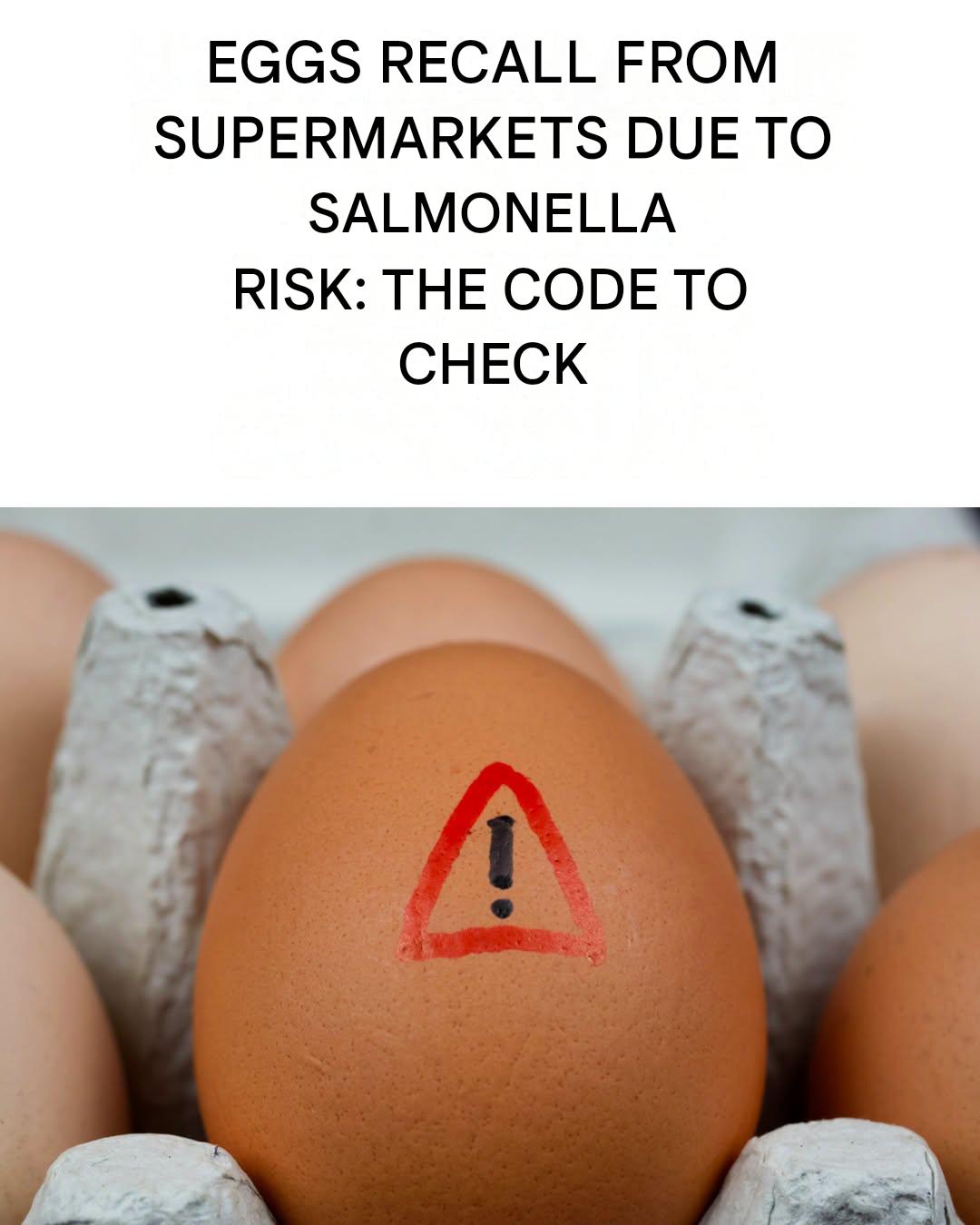 Eurospin Egg Recall for Salmonella: Affected Batch, Code to Check, and What to Do